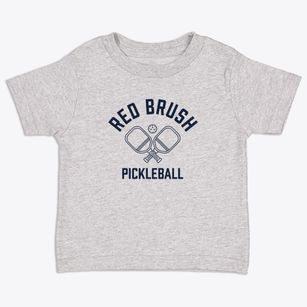 Red Brush North Carolina Pickleball Toddler T-Shirt