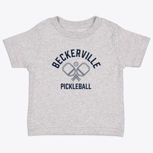 Beckerville Kansas Pickleball Toddler T-Shirt