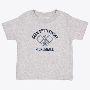 Buck Settlement New York Pickleball Toddler T-Shirt