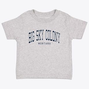 Big Sky Colony Montana Traditional Toddler T-Shirt
