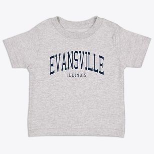 Evansville Illinois Traditional Toddler T-Shirt