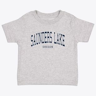 Saunders Lake Oregon Traditional Toddler T-Shirt