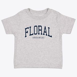 Floral Arkansas Traditional Toddler T-Shirt