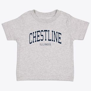 Chestline Illinois Traditional Toddler T-Shirt
