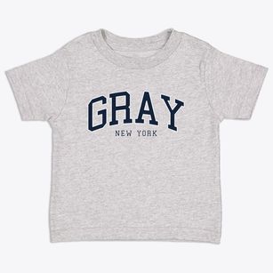 Gray New York Traditional Toddler T-Shirt