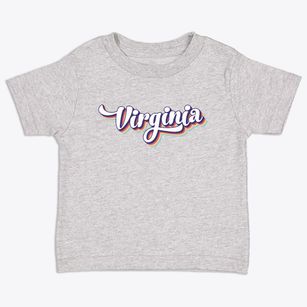  Virginia Retro Candy Vibes Toddler T-Shirt