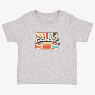  Colorado Retro Art Toddler T-Shirt