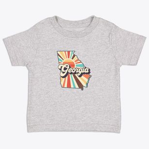  Georgia Retro Art Toddler T-Shirt
