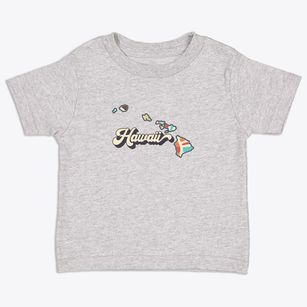  Hawaii Retro Art Toddler T-Shirt