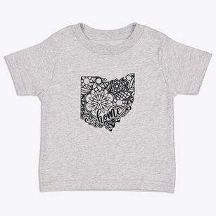  Ohio Mandala Toddler T-Shirt