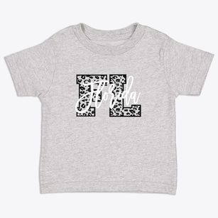  Florida Leopard Text Toddler T-Shirt