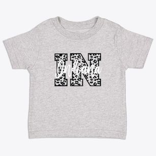  Indiana Leopard Text Toddler T-Shirt