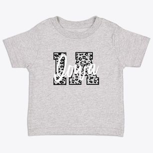  Iowa Leopard Text Toddler T-Shirt