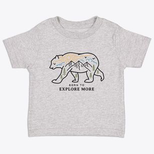   Born To Explore More Toddler T-Shirt