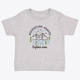   Adventure Awaits Explore More Toddler T-Shirt
