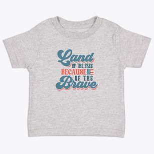   Land of the Brave Toddler T-Shirt