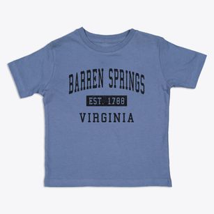 Barren Springs Virginia Classic Established Toddler T-Shirt