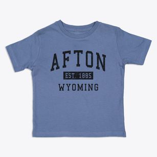 Afton Wyoming Classic Established Toddler T-Shirt