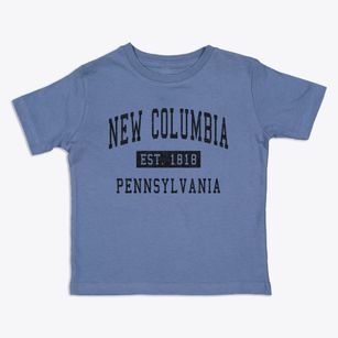 New Columbia Pennsylvania Classic Established Toddler T-Shirt