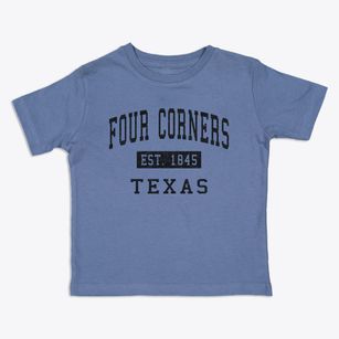 Four Corners Texas Classic Established Toddler T-Shirt