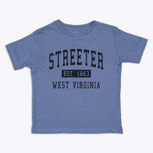 Streeter West Virginia Classic Established Toddler T-Shirt