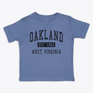 Oakland West Virginia Classic Established Toddler T-Shirt