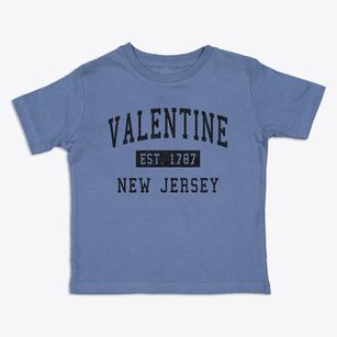 Valentine New Jersey Classic Established Toddler T-Shirt