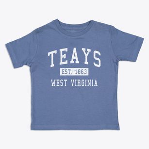 Teays West Virginia Classic Established Toddler T-Shirt