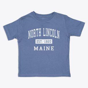 North Lincoln Maine Classic Established Toddler T-Shirt