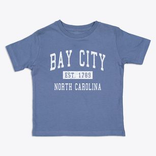 Bay City North Carolina Classic Established Toddler T-Shirt