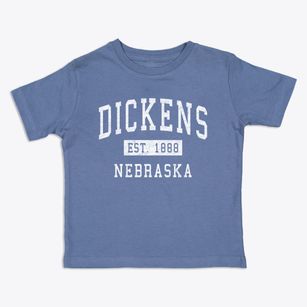Dickens Nebraska Classic Established Toddler T-Shirt