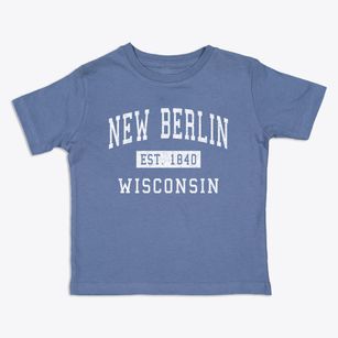 New Berlin Wisconsin Classic Established Toddler T-Shirt