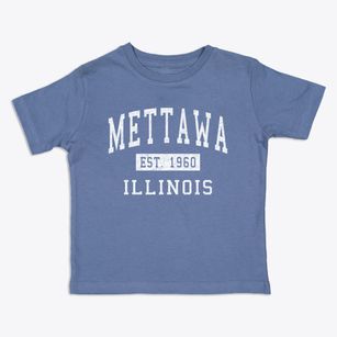 Mettawa Illinois Classic Established Toddler T-Shirt