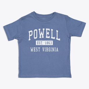 Powell West Virginia Classic Established Toddler T-Shirt