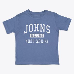 Johns North Carolina Classic Established Toddler T-Shirt