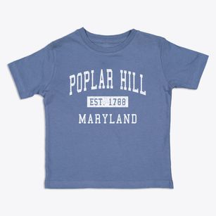 Poplar Hill Maryland Classic Established Toddler T-Shirt