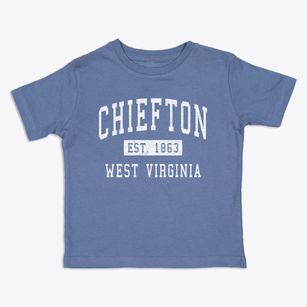 Chiefton West Virginia Classic Established Toddler T-Shirt