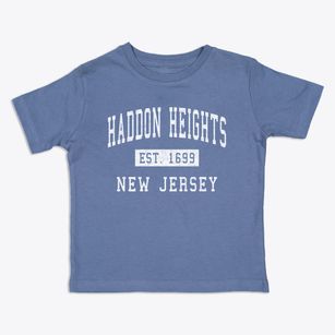 Haddon Heights New Jersey Classic Established Toddler T-Shirt
