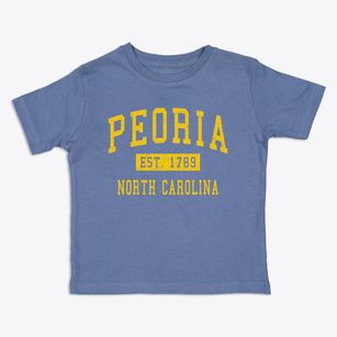 Peoria North Carolina Classic Established Toddler T-Shirt