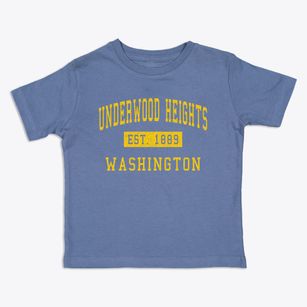 Underwood Heights Washington Classic Established Toddler T-Shirt