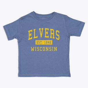 Elvers Wisconsin Classic Established Toddler T-Shirt