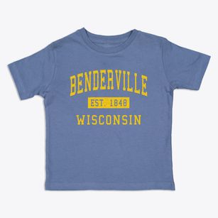 Benderville Wisconsin Classic Established Toddler T-Shirt