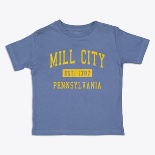 Mill City Pennsylvania Classic Established Toddler T-Shirt