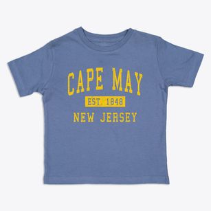 Cape May New Jersey Classic Established Toddler T-Shirt
