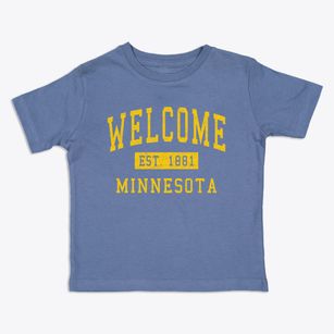 Welcome Minnesota Classic Established Toddler T-Shirt