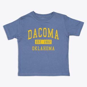 Dacoma Oklahoma Classic Established Toddler T-Shirt