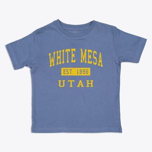 White Mesa Utah Classic Established Toddler T-Shirt