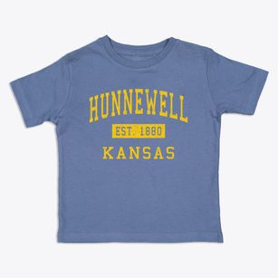 Hunnewell Kansas Classic Established Toddler T-Shirt