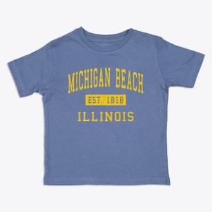 Michigan Beach Illinois Classic Established Toddler T-Shirt