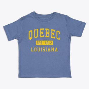 Quebec Louisiana Classic Established Toddler T-Shirt